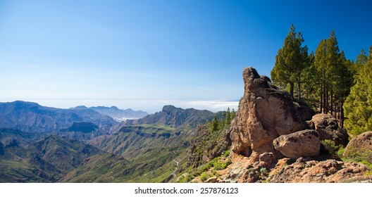 Inland Gran Canaria, Hiking Trail From Artenara To Cruz De Tejeda