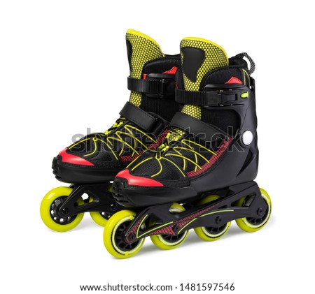 Inline skates. isolated on white background
