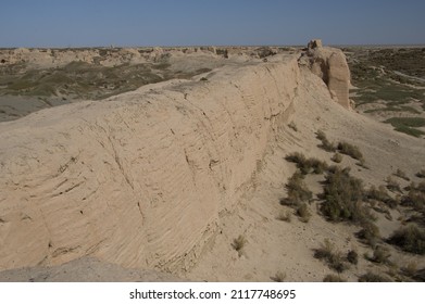 Inner City Wall Of Suoyang City, Guazhou County Of Gansu Province, China