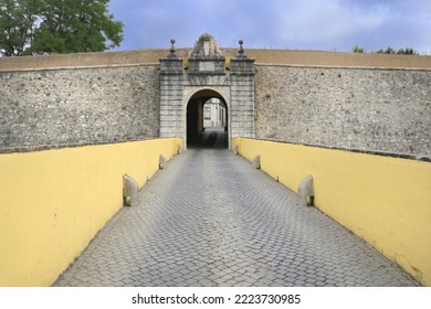 The Olivença inner gate, Elvas, Alentejo, Portugal - Shutterstock ID 2223730985