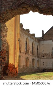 Inner Hall Of Destroyed 19th Century German Lutheran Church. Journey To Cantons Of Volga Germans, Saratov Region.