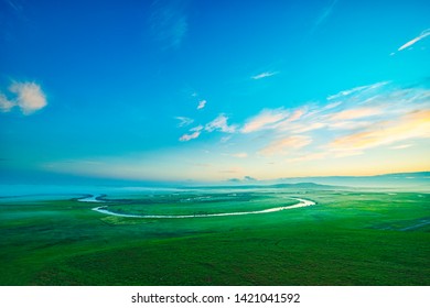 Inner Mongolia Hulunbeier Sino Russian Border Scenery