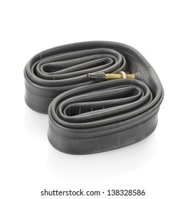 Inner Tube Isolated On White, Clipping Path Included