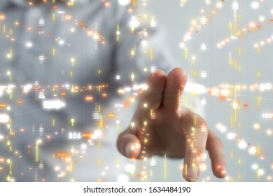 Innovation futuristic digital data binary code background technology