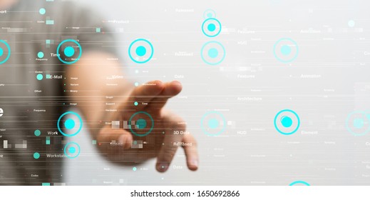 Innovation futuristic digital data binary code background technology