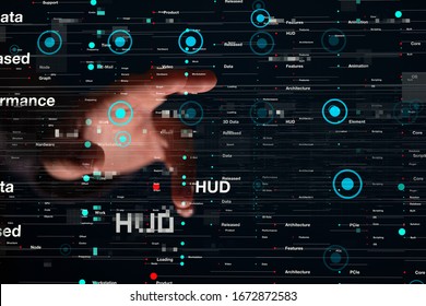 Innovation futuristic digital data binary code background technology