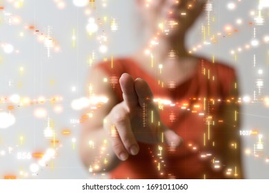 Innovation futuristic digital data binary code background technology