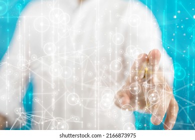 Innovation futuristic digital data binary code background technology
