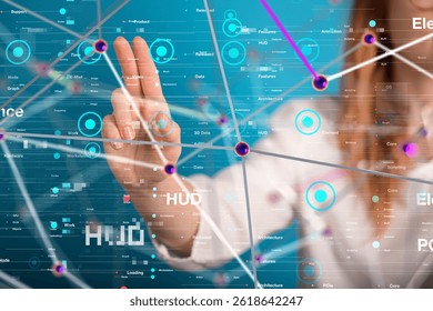 Innovation futuristic digital data binary code background technology