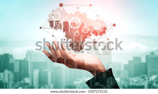 Innovation Technology Business Finance Concept Modern Stock Photo ...