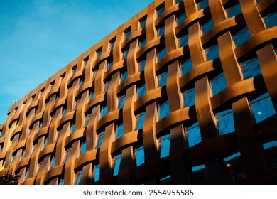 An Innovative Architectural Facade featuring Unique and Eyecatching Patterning Techniques