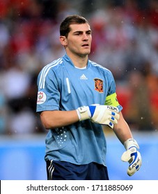 Innsbruck, AUSTRIA - June 10, 2008: 
Iker Casillas Looks On 
During The UEFA Euro 2008 
Spain V Russia At Tivoli-Neu Stadion. 
