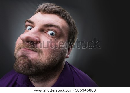 Inquisitive man 