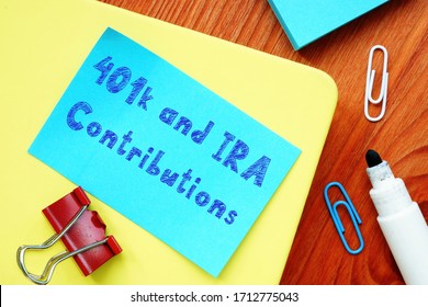 The Inscription 401k And IRA Contributions For Your Blog.