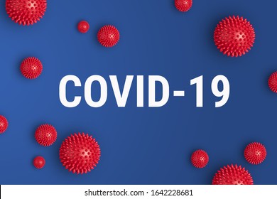 Inscription COVID-19 on blue background. World Health Organization WHO introduced new official name for Coronavirus disease named COVID-19 - Shutterstock ID 1642228681