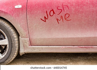 The Inscription On A Dirty Car, Wash Me