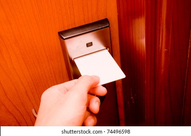 Insert Keycard In Door