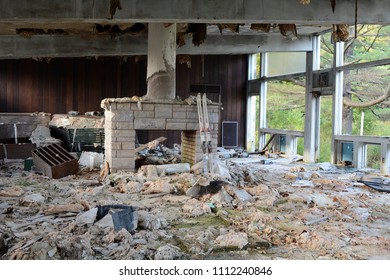 Inside An Abandoned Ski Lodge