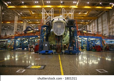 Inside Aerospace Manufacturing Plant