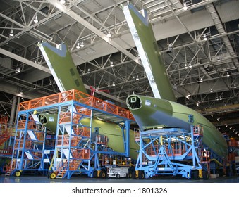 Inside Aerospace Manufacturing Plant