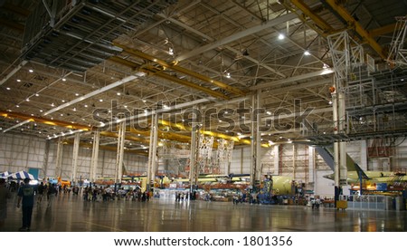 Inside Aerospace Manufacturing Plant