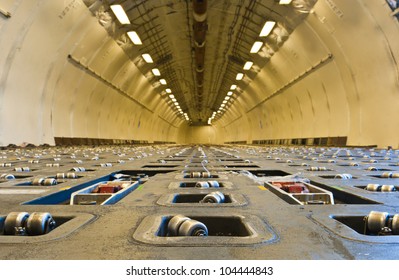 Inside Air Cargo Freighter