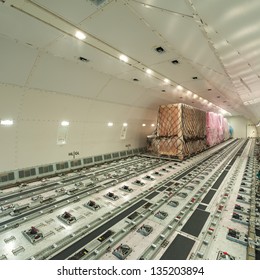 Inside Air Cargo Freighter