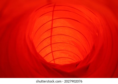 Inside The Air Duct, Which Is Made Of Synthetic Fabric