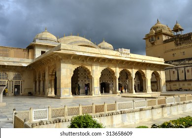 Inside Amer Fort Jaipur Rajasthan India Stock Photo 313658609 ...