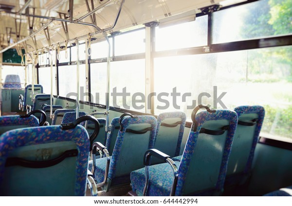 Inside the\
bus