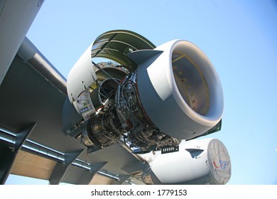 Inside C-17 Military Aircraft Engine
