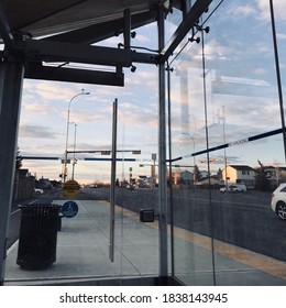 Inside The Calgary Bus Stop 