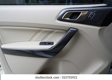 inside car door panel