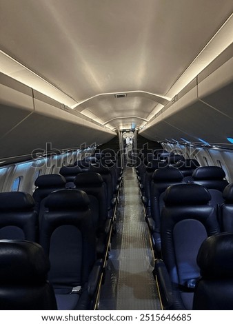 inside of a concorde aircraft