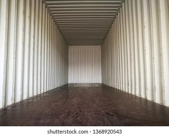 Inside Container Space Before Packing Wooden Stock Photo 1368920543 ...