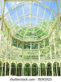 Inside The Crystal Palace Of El Retiro Madrid