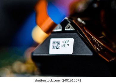 Inside a disassembled pro camera