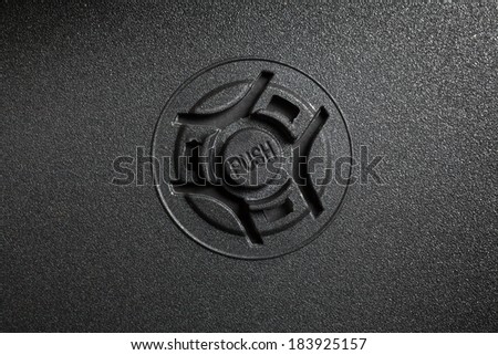 Inside of DVD or CD case 