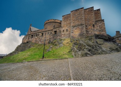 Inside The Edinburgh Castle, Scotland, UK