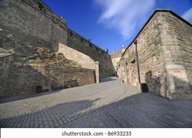 Inside The Edinburgh Castle, UK