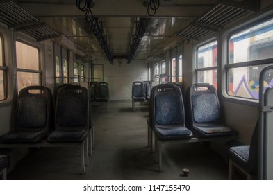 Inside of the empty Train