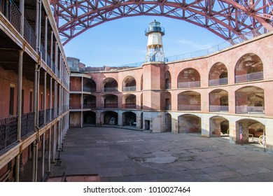 Inside Fort Point, Golden Gate Bridge, San Francisco 