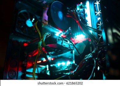 Inside high performance workstation bokeh backdrop hd