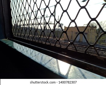 from inside of a Indian train