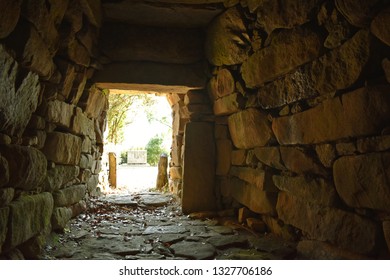 Inside Japanese Kofun Tomb