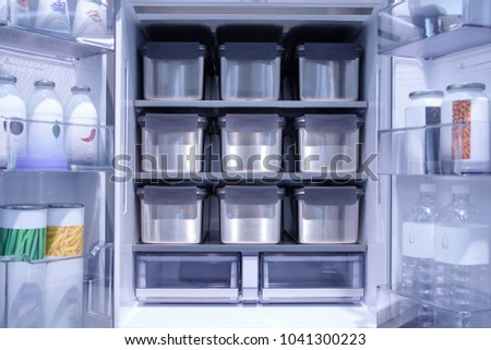 Inside Kimchi refrigerator
