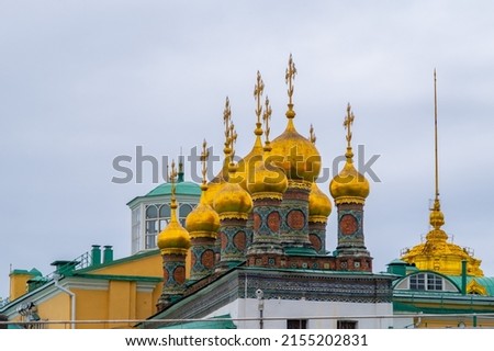 Inside the Kremlin's wall - Ivan the Great Bell Tower in Moscow, Russia. High quality photo