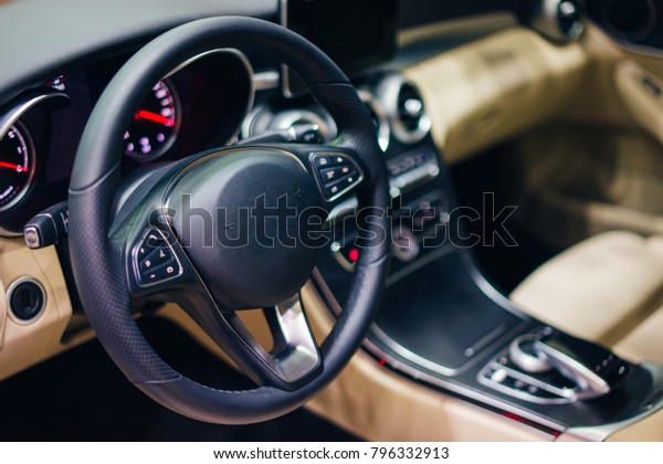 inside luxury car and\
interior modern car