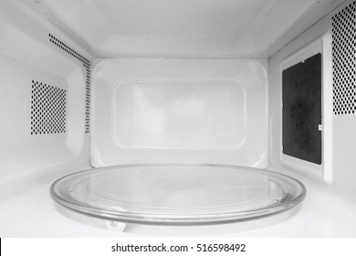 Inside Of The Microwave Oven