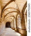 Inside a monastery found on the Camino de Santiago in Spain